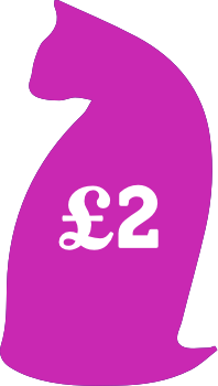 £2 could pay for specialist milk to feed a little of four orphaned, newborn kittens for a day.
