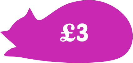 £3 could cover the cost of de-worming a cat in our care.