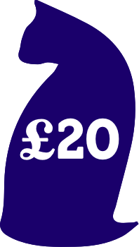 £20 could provide food for 10 cats for 10 days.