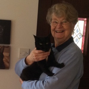 Weekly Lottery Runner-up Penny and her cat Greta
