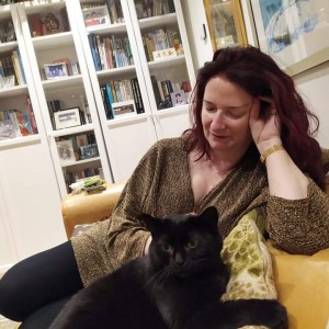 Weekly Lottery runner-up Ruth and her cat Snooki