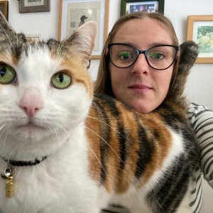 “I’ve been playing the Cats Protection Weekly Lottery for a few years now after rehoming our cat Patch. The win was a lovely surprise and it’s so nice to know I am helping to support other cats in need.” - Becky Logan with Patch - £5 lottery winner