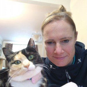 Weekly Lottery Runner-up Carolyn and her cat Lola